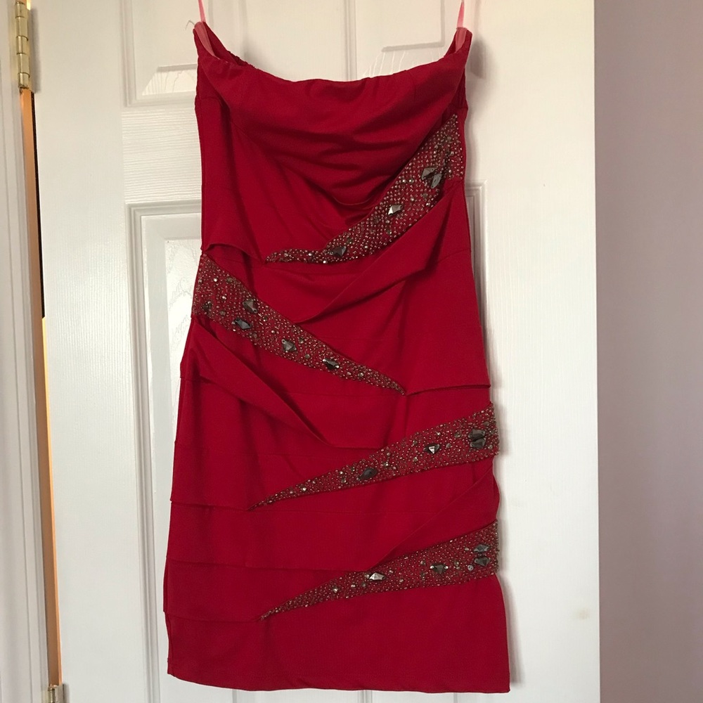 Red dress